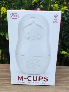 Fred M-CUPS Russian Dolls Nesting Measuring Cups - Brand New, Boxed